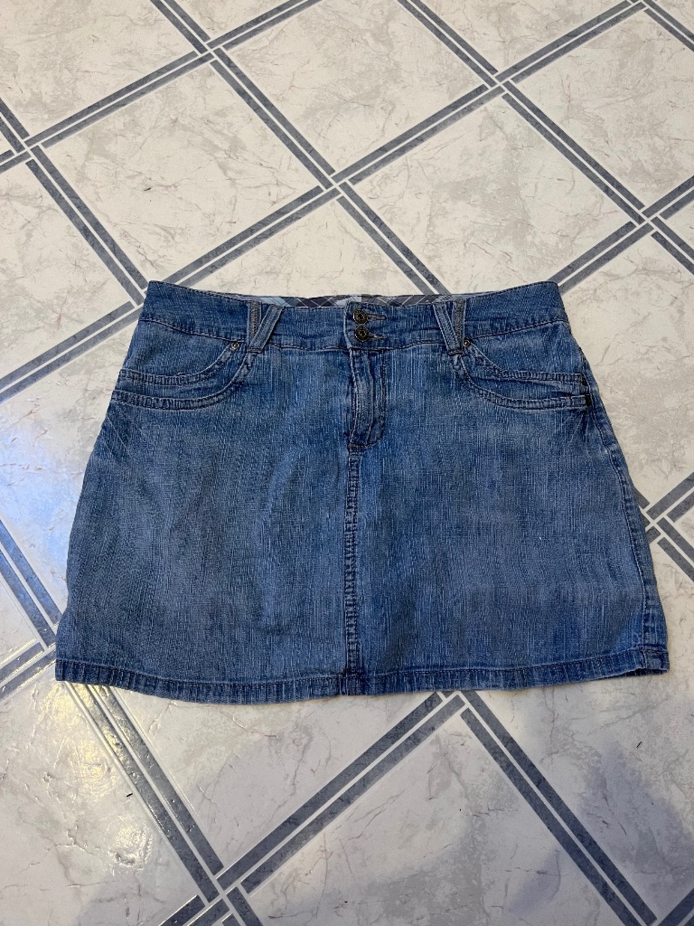 SONOMA denim mini skirt